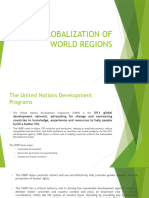 The GLOBALIZATION OF WORLD REGION