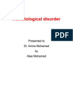 Hematological Disorder