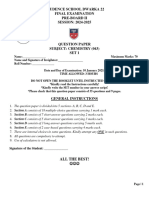 Fe - Chemistry Xii Set A Final PDF