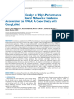 Power Efficient Design of High-Performance Convolu