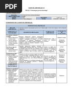 3ero - Sesión de Aprendizaje 1