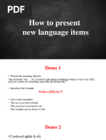 Present New Language