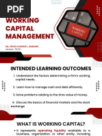 Topic 3 - Working Capital Management