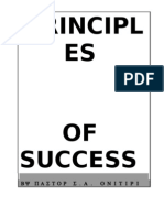 Principles of Success