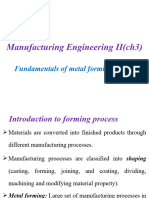 Manufacturing Engineering II (ch3)