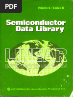 1976 Motorola Semiconductor Data Library Volume 6 Series B Linear Integrated Circuits