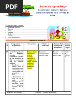 2do Grado Material Día 2 Rel Descubrimos Nuestros Talentos para Presentarlo en El Servicio de Dios Unidad 9 Semana 4