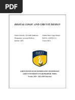 Digital Logics and Circuit Design - Practical File