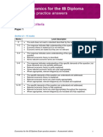 Economics For The IB Diploma Answer Assessment Criteria