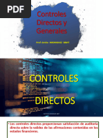 Controles Directo y Generales