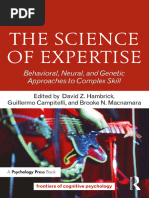 (Frontiers of cognitive psychology) Guillermo Campitelli (editor)_ David Z. Hambrick (editor)_ Brooke N. Macnamara (editor)_ Robert Plomin - The science of expertise _ behavioral, neural, and genetic 