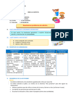 D4 A2 SESION MAT. Resolvemos Problemas de Adición.