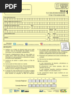 Nível: Cole Aqui A Etiqueta Com Os Dados Do Aluno