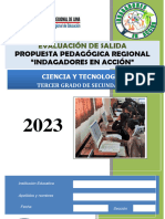 EVALUACIÓN Salida 3° 2023 - 10 de Noviembre