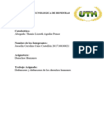 Tarea 1. Segundo Parcial. Derechos Humanos