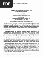 3dr C!t:r. in Addition, We Obtain Several Other Results On Price Effects and On The Capital Structure Changes That Aozompany Contests