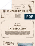 La Generacion Del 98