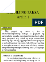 Aralin 1 - Pagpili NG Paksa (Autosaved)