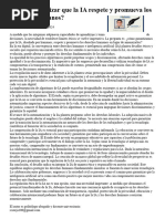 Cómo Garantizar Que La IA Respete y Promueva Los Derechos Humanos 03.01.24