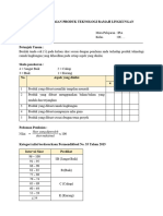 Lembar Penilaian Produk Teknologi Ramah Lingkungan