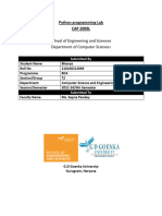 Python Lab File
