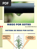 Riego Por Goteo