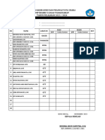 Daftar Hadir Guru Dan Pegawai Tata Usaha