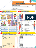 1° 2° Ficha de Actividades Hello Students