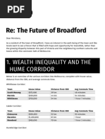 Memo On The Future of Broadford