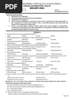 23 Xi Biology Annual QP