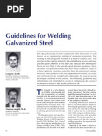 Guidelines For Welding Galvanized Steel