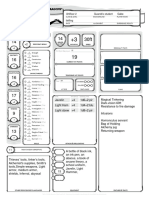 Detanation Character Sheet