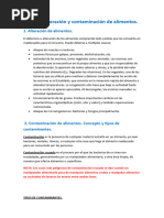 Tema 2. Alteración y Contaminación de Alimentos.