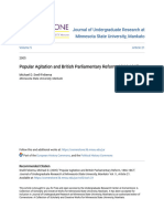 Popular Agitation and British Parliamentary Reform 1866-1867