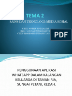 KK Tema 2-Sains Dan Teknologi Media Sosial