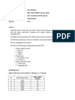 Tugas Proyek Statistika