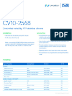 Controlled Volatility RTV Ablative Silicone: Description Application