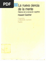 Gardner H. (1988) - La Nueva Ciencia de La Mente.