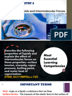 Lesson 3 Properties of Liquids and IMF