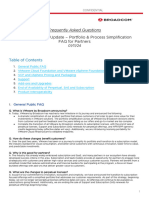 Critical Business Update Broadcom - Positioning & Portfolio Simplification FAQ