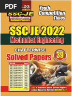 Youth Competition Editorial Board - SSC JE (Objective) - Mechanical Engineering-2022-Youth Competition Times (2022)