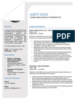 Aarti CV