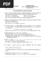 1797721-Lista de Espacos Vetoriais - Algebra Linear 2023-2