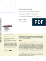 Psychosocial and Integrative Oncology: Interventions Across The Disease Trajectory