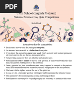 Question Paper National Science Day Quiz Competition1