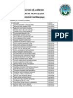 Listado de Asistencia Oficial 2023 N