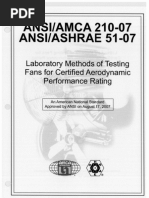 8.ANSI-AMCA 210-07 ANSI-ASHRAE 51-07 Laboratory Methods of Testing Fans For Certified Aerodynamic Performance Rating