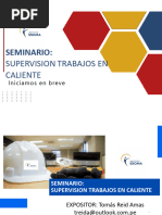 Seminario Supervision Trabajos en Caliente - INSTITUTO SSOMA - 17 Marzo 2024