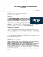 Carta de Solicitud Licencia de Subdivision