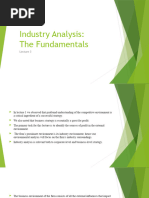 Lecture 3 Industry Analysis